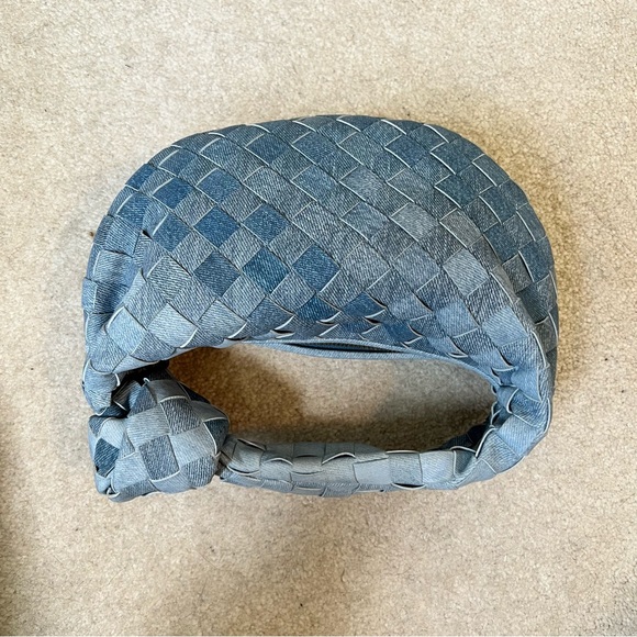 Bottega Veneta Denim leather mini Jodie bag blue - Picture 3 of 8